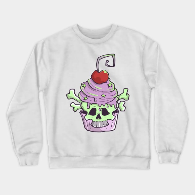 Pastel Goth Cupcake Meme Kawaii Gothic Sarcastic Eboy Egirl Crewneck Sweatshirt by TellingTales